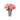 Rote Seidenrose mit Stiel, künstliche Blume