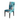 Housse de chaise de salle à manger extensible bleu sarcelle turquoise