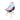 Armless Shell Seat Cover Printed Bar Chair Cover